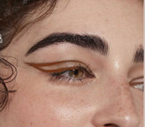 خط چشم قهوه ای